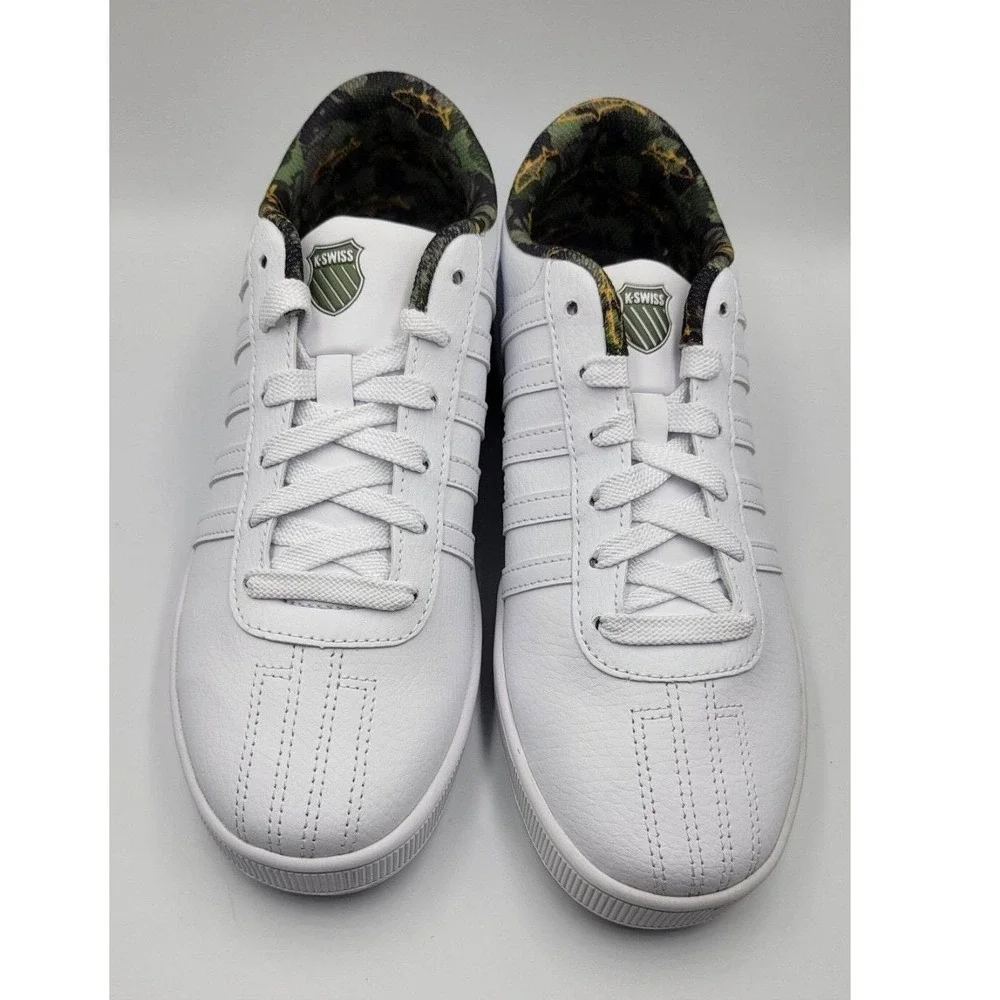 K-Swiss Court Palas Big Kids Youth 6.5 White Camo Low Top Sneakers Athletic Shoe